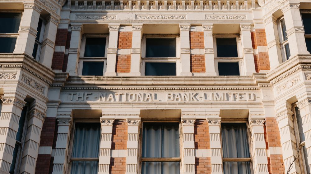 Exterior shot of The Spirit Circle, The National Bank Building, Belfast