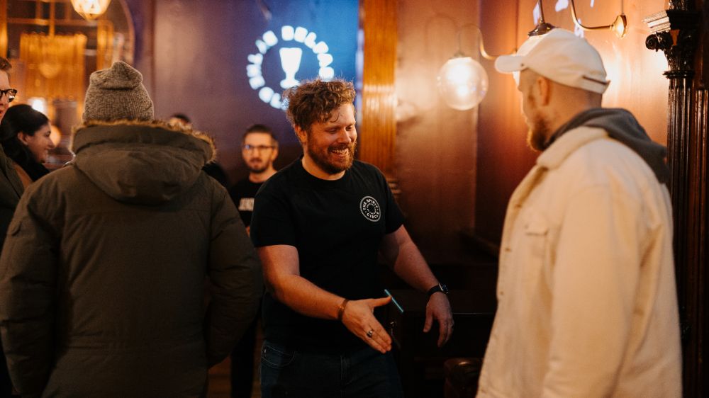 The Spirit Circle host welcoming guests